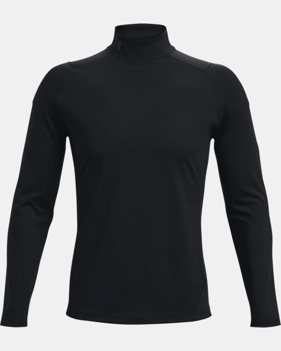 Herren UA RUSH™ ColdGear® Shirt mit Stehkragen, Black, pdpMainDesktop image number 5